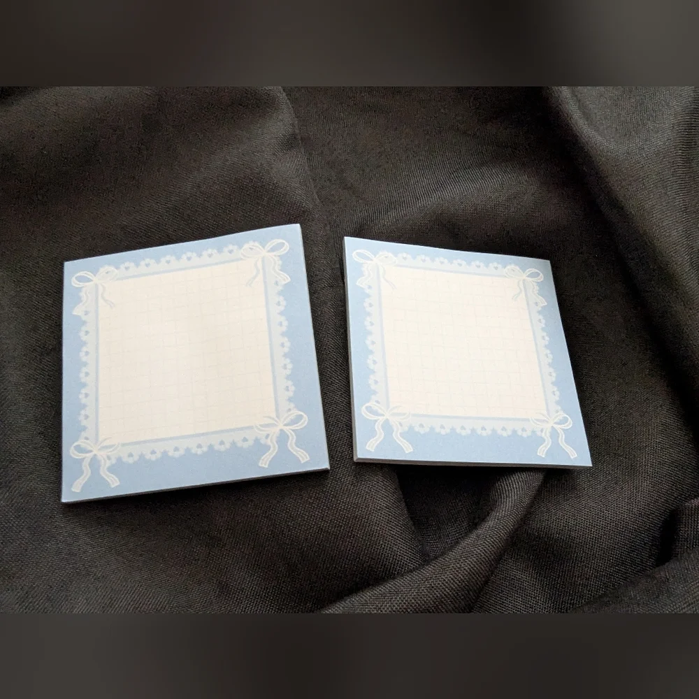 Blue Decorative Note Cards for Parties